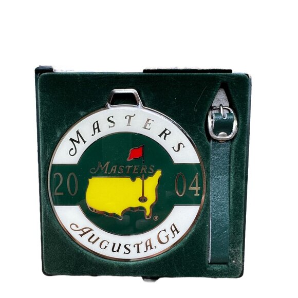 2004 Masters Golf Tournament Augusta GA Bag Tag Collectible Souvenir Orig Case - Picture 6 of 8
